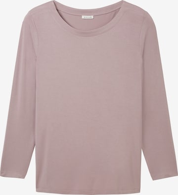 T-shirt Tom Tailor Women + en violet : devant