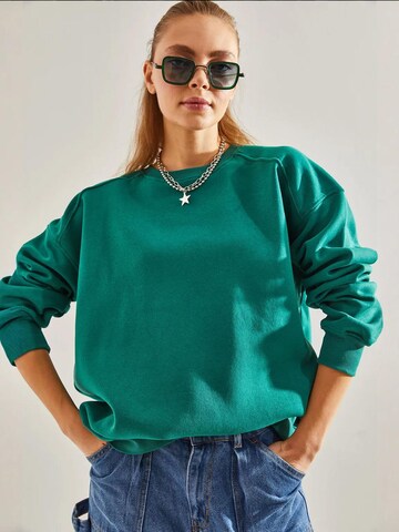 Sweat-shirt Bianco Lucci en vert