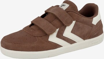 Hummel Sneakers 'Victory' in Brown: front