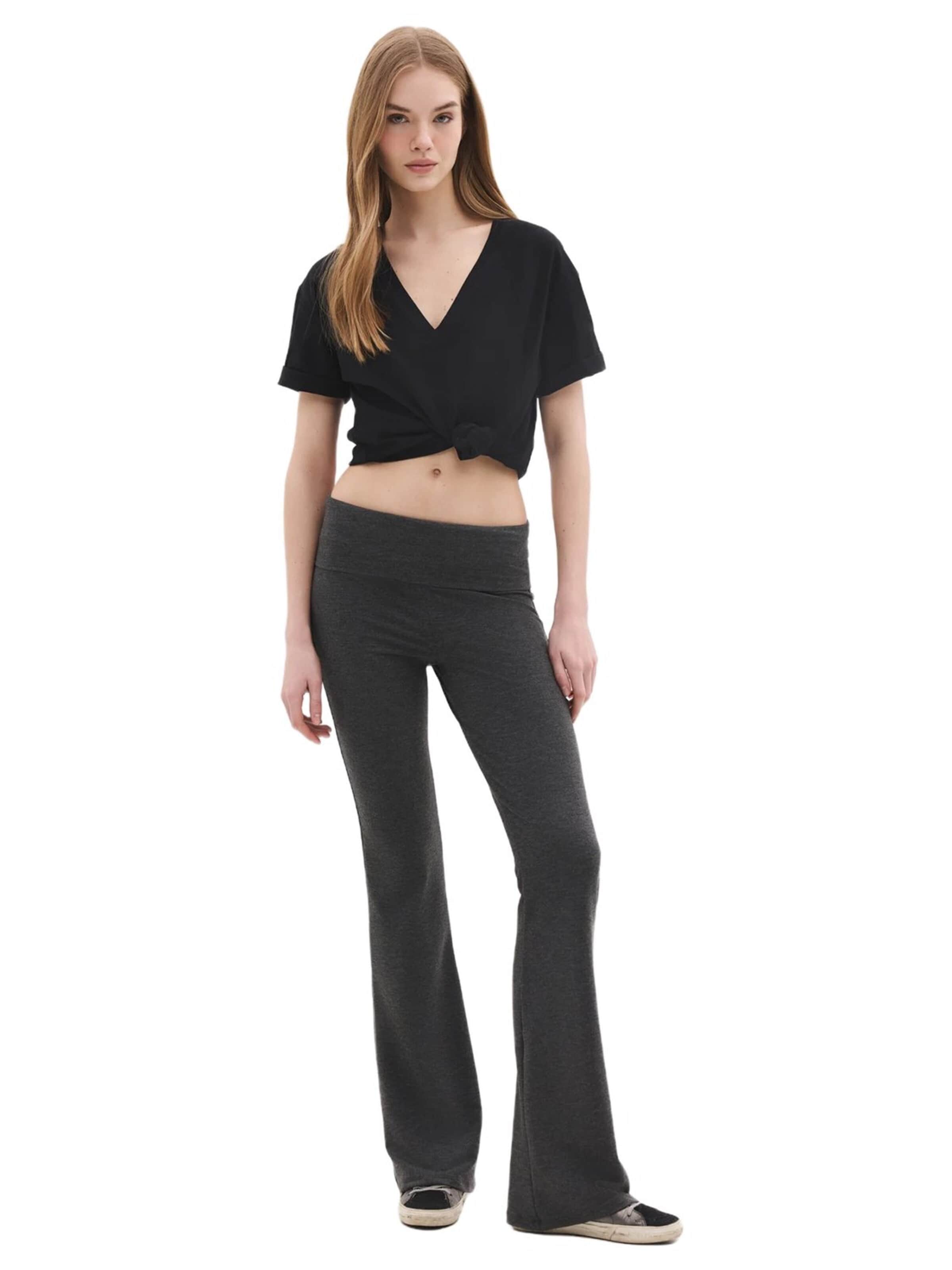 No Matter What Trousers in Black: front
