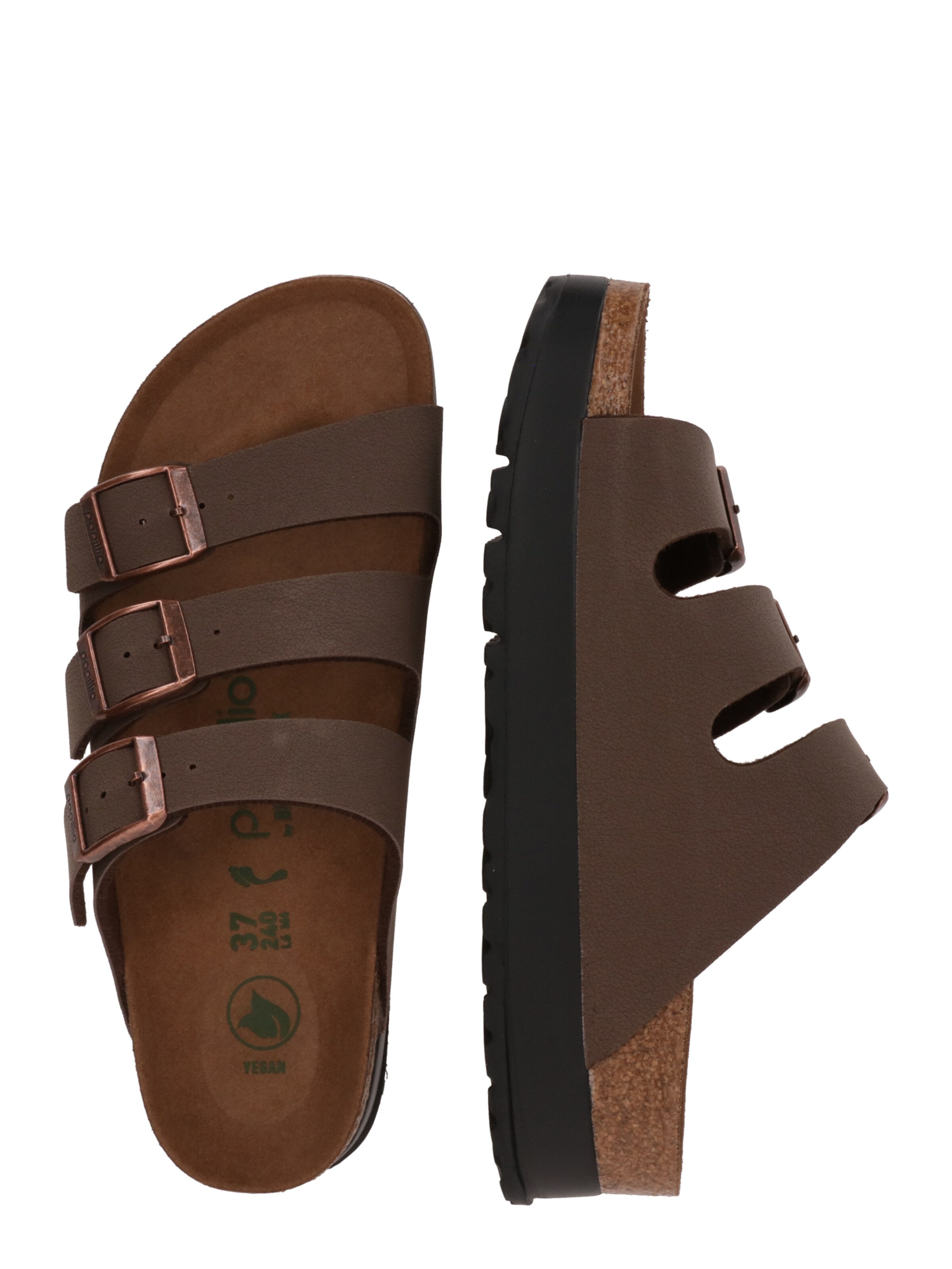 BIRKENSTOCK Pantofle 'Florida III' – hnědá