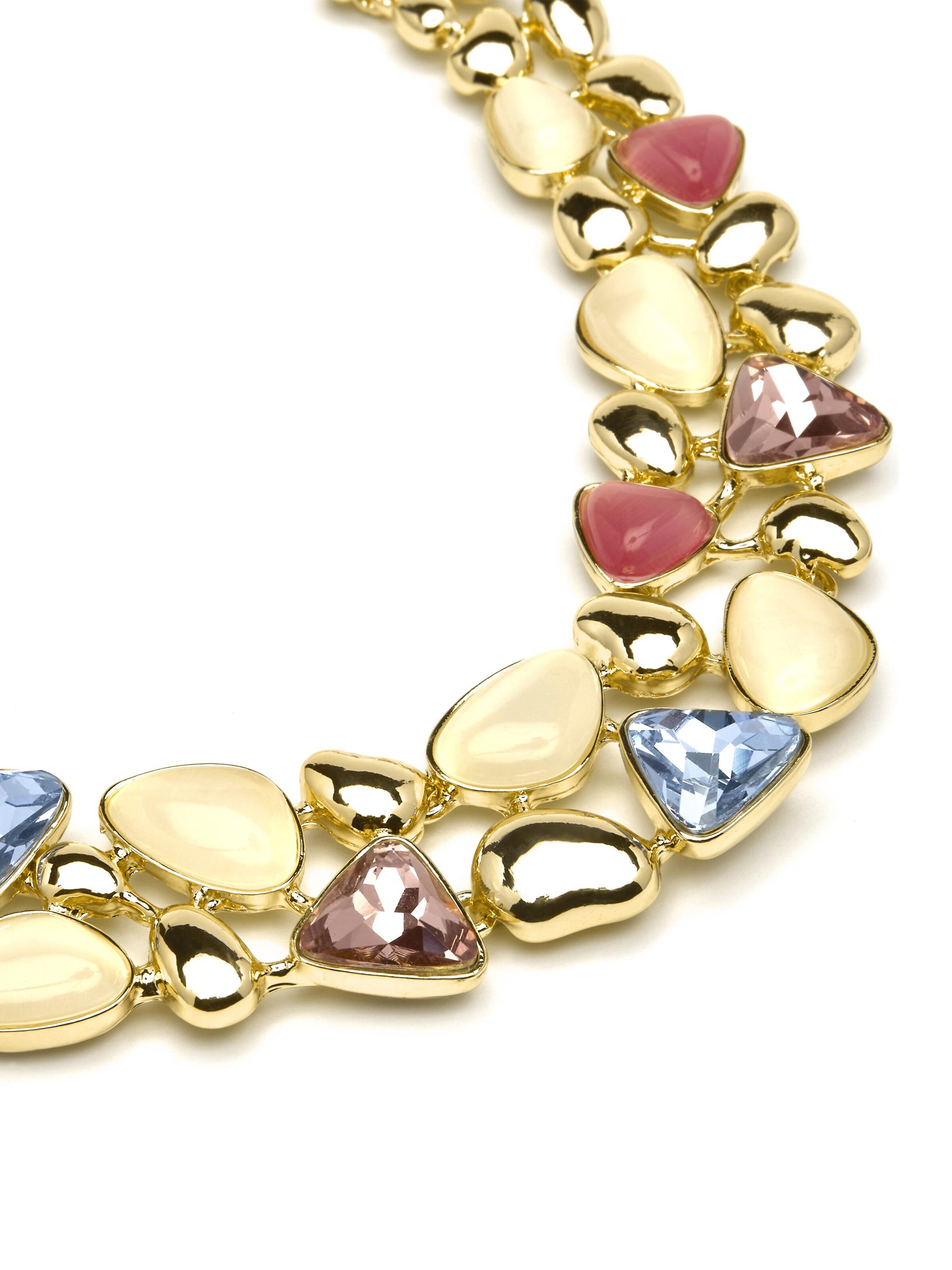 Luxenter Kette 'Naxmo'‌‌‌ in Mischfarben