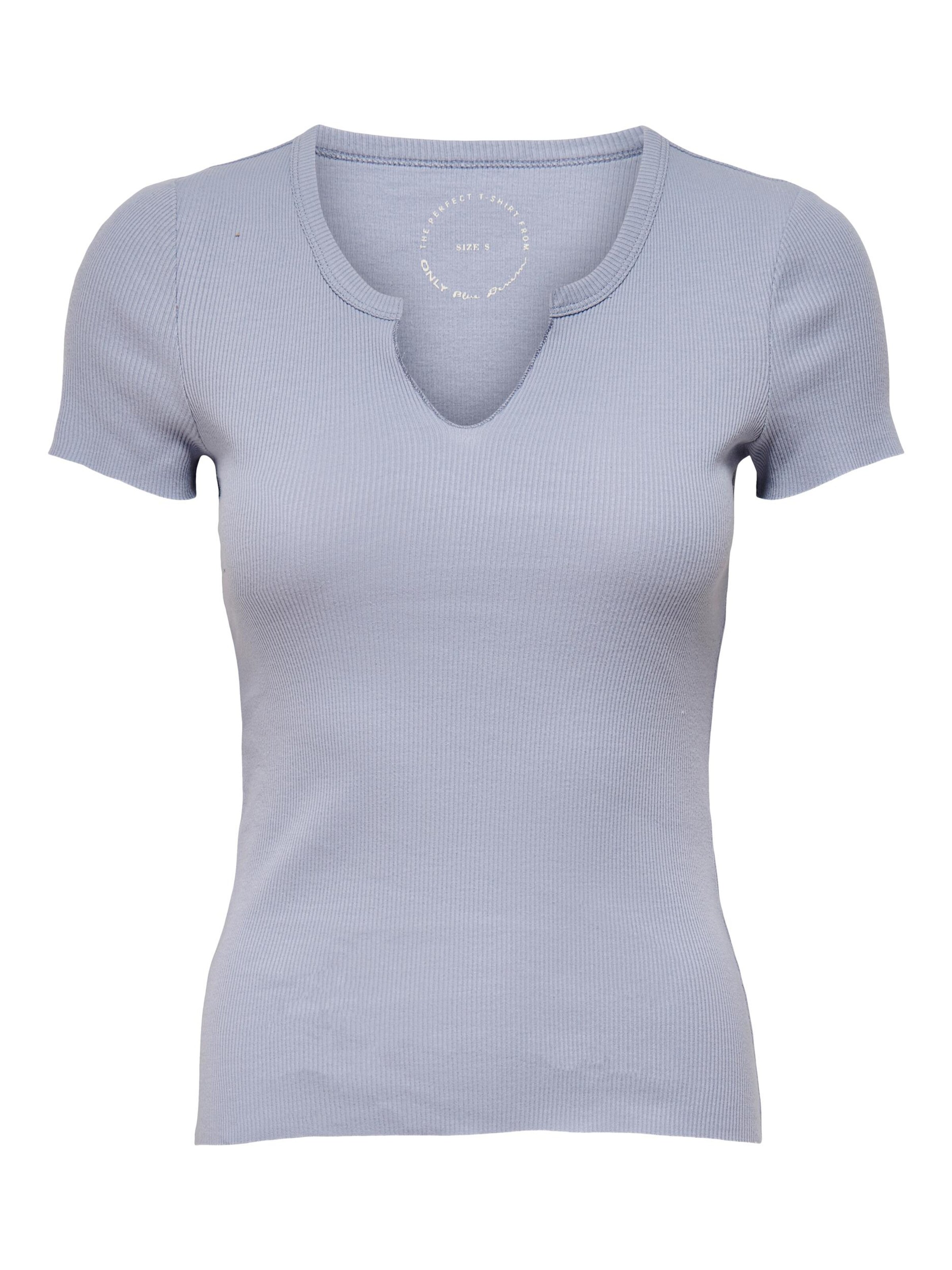 Frauen Shirts & Tops ONLY Shirt 'Vicky' in Rauchblau - FC51570 Frauen Shirts & Tops ONLY Shirt 'Vicky' in Rauchblau - FC51570