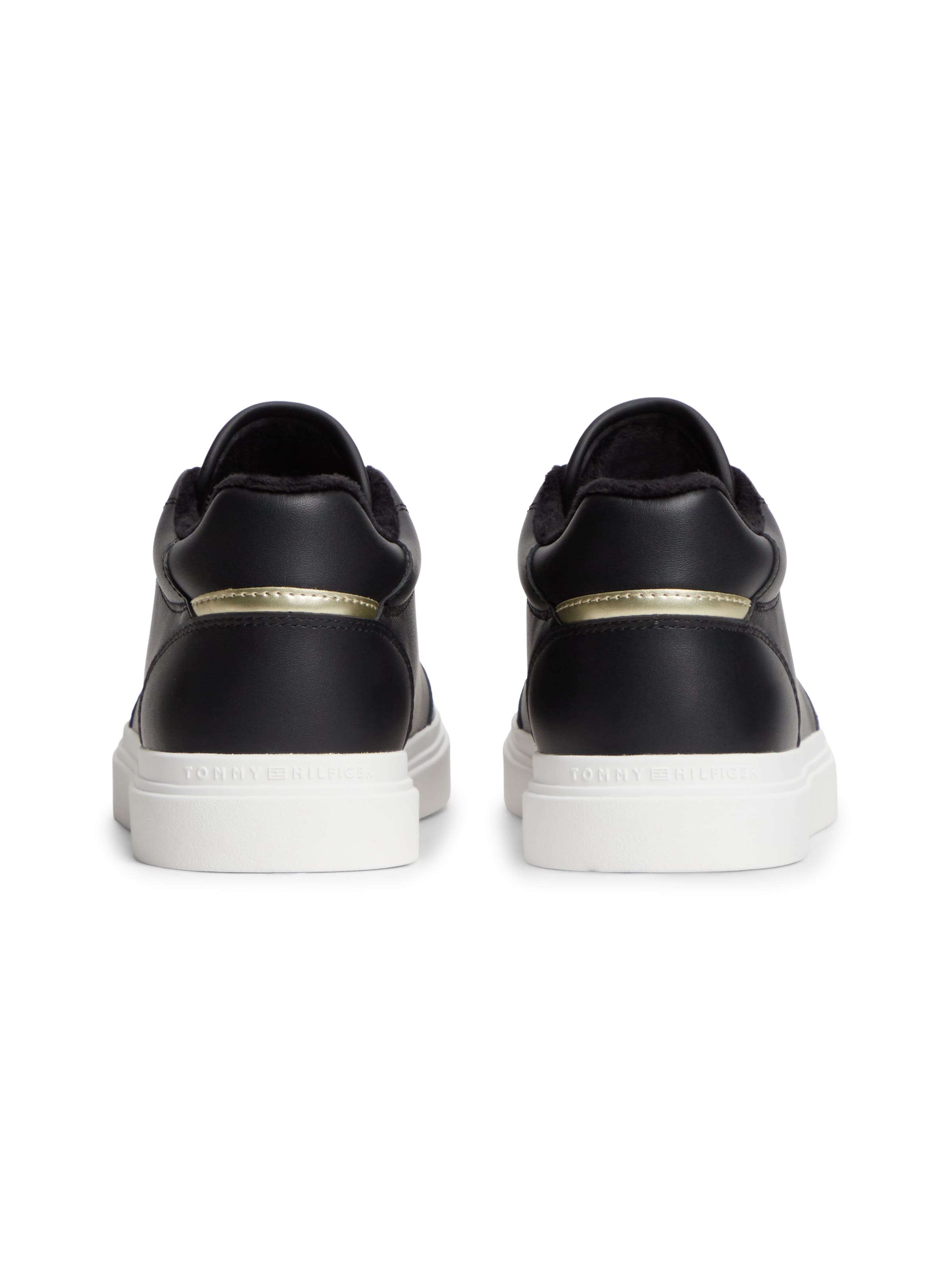 TOMMY HILFIGERNiske tenisice 'Chic' - crna boja