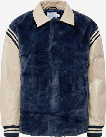 TOPMAN Jacke 'Varsity' in Blau: predná strana