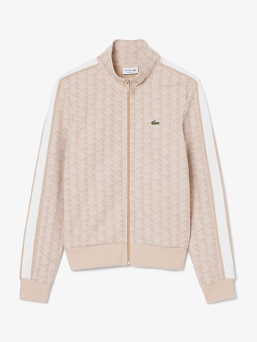 LACOSTE Athletic Jacket 'Paris' in Beige
