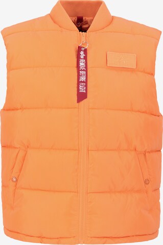 ALPHA INDUSTRIES Liivi värissä oranssi: etupuoli