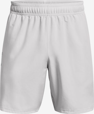 UNDER ARMOUR Sports trousers 'Wordmark' in White: front