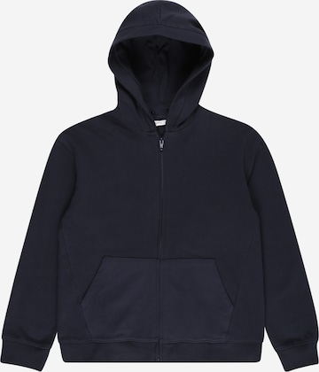 MANGO KIDS Zip-Up Hoodie 'Francia' in Blue: front