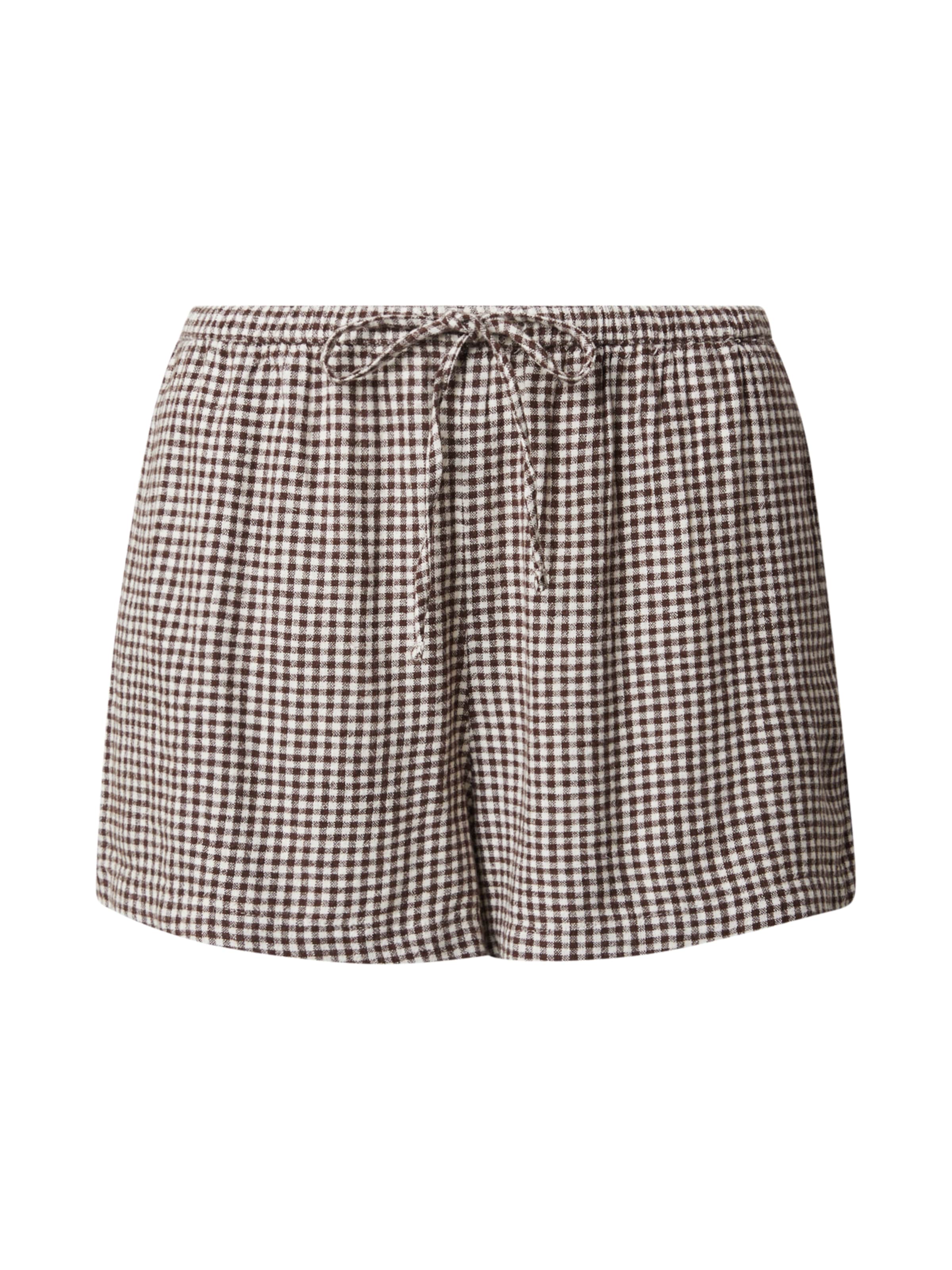 Regular Pantalon Abercrombie & Fitch en marron : devant