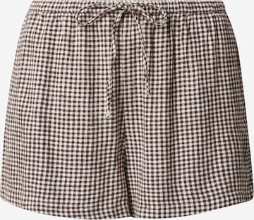 ruda Abercrombie & Fitch Standartinis Kelnės: priekis