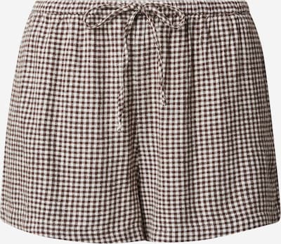 Abercrombie & Fitch Hlače veličine 34 u smeđa / bijela, Pregled proizvoda