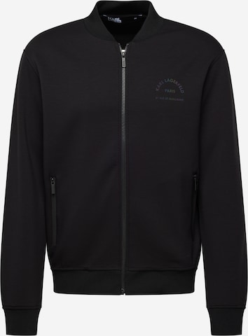 Karl Lagerfeld Sweat jacket in Black: front