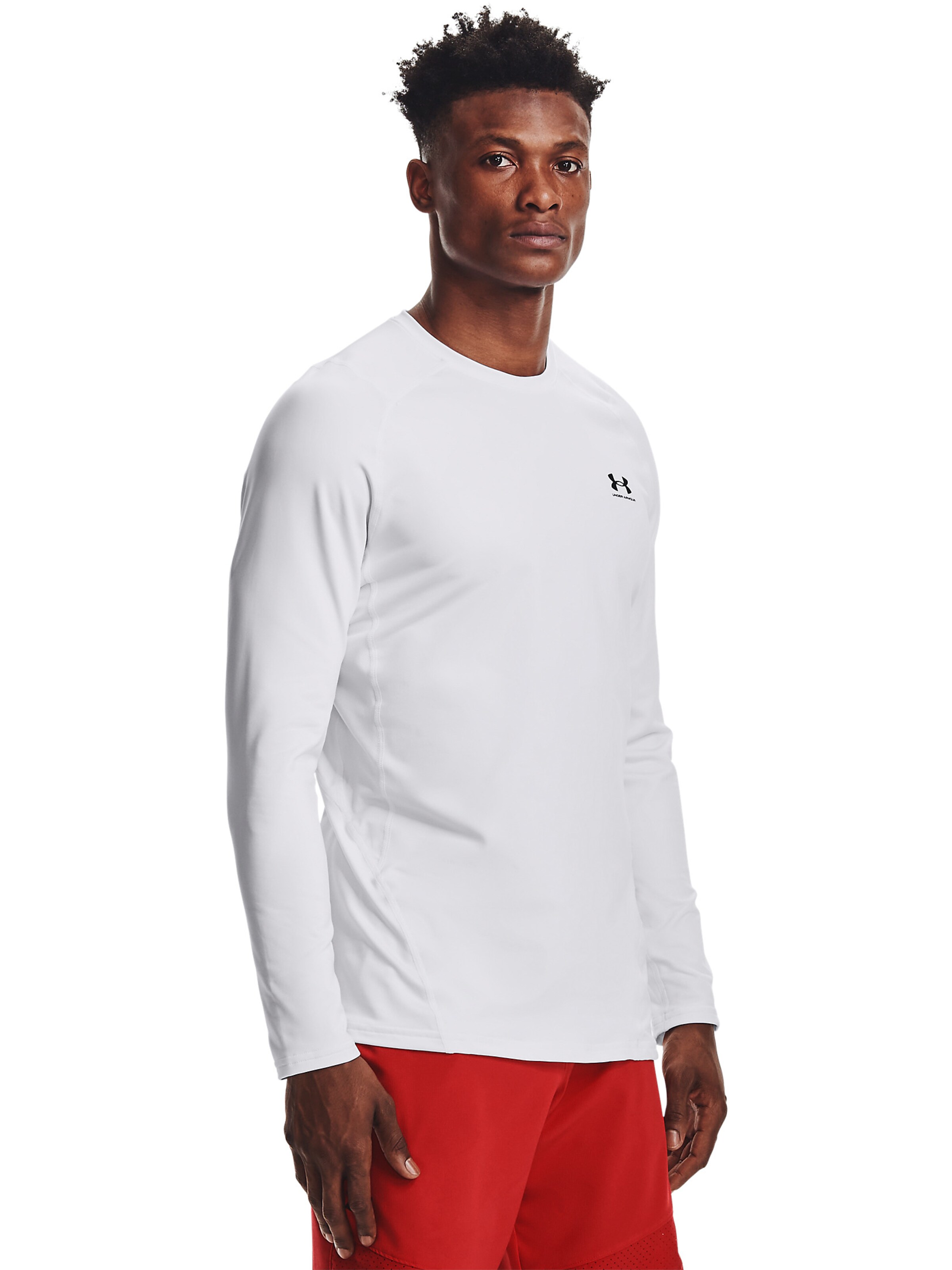 Tricou funcțional de la UNDER ARMOUR pe alb: față