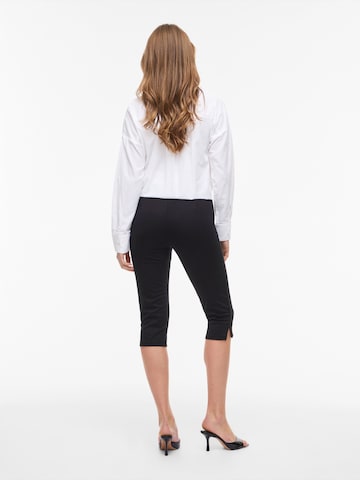 VILA Slim fit Pants 'VISOFIE PERI' in Black