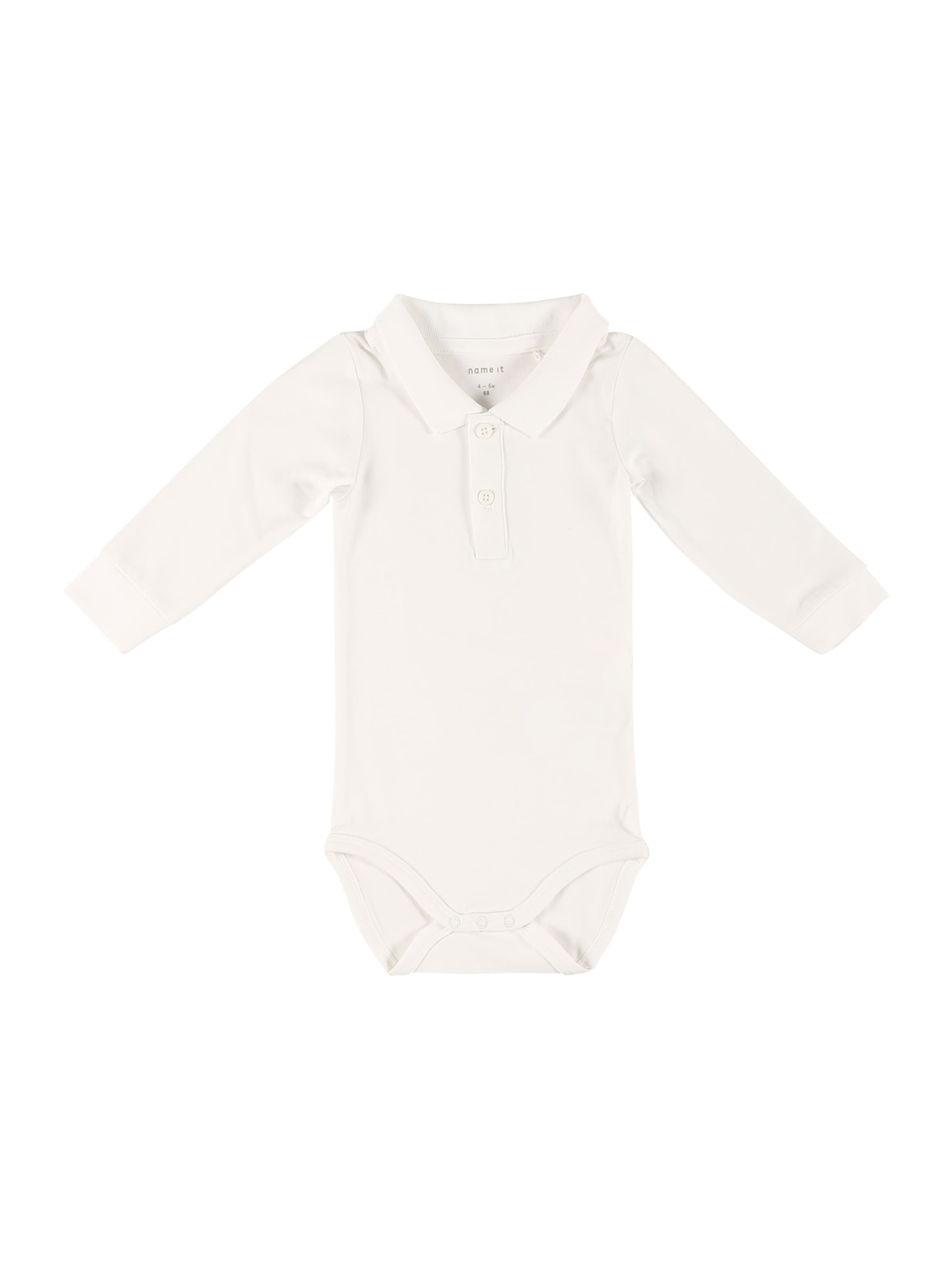 balts NAME IT Kombinezons/bodijs 'Holger': no priekšpuses