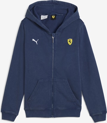 PUMA Sports sweat jacket 'Scuderia Ferrari' in Blue: front