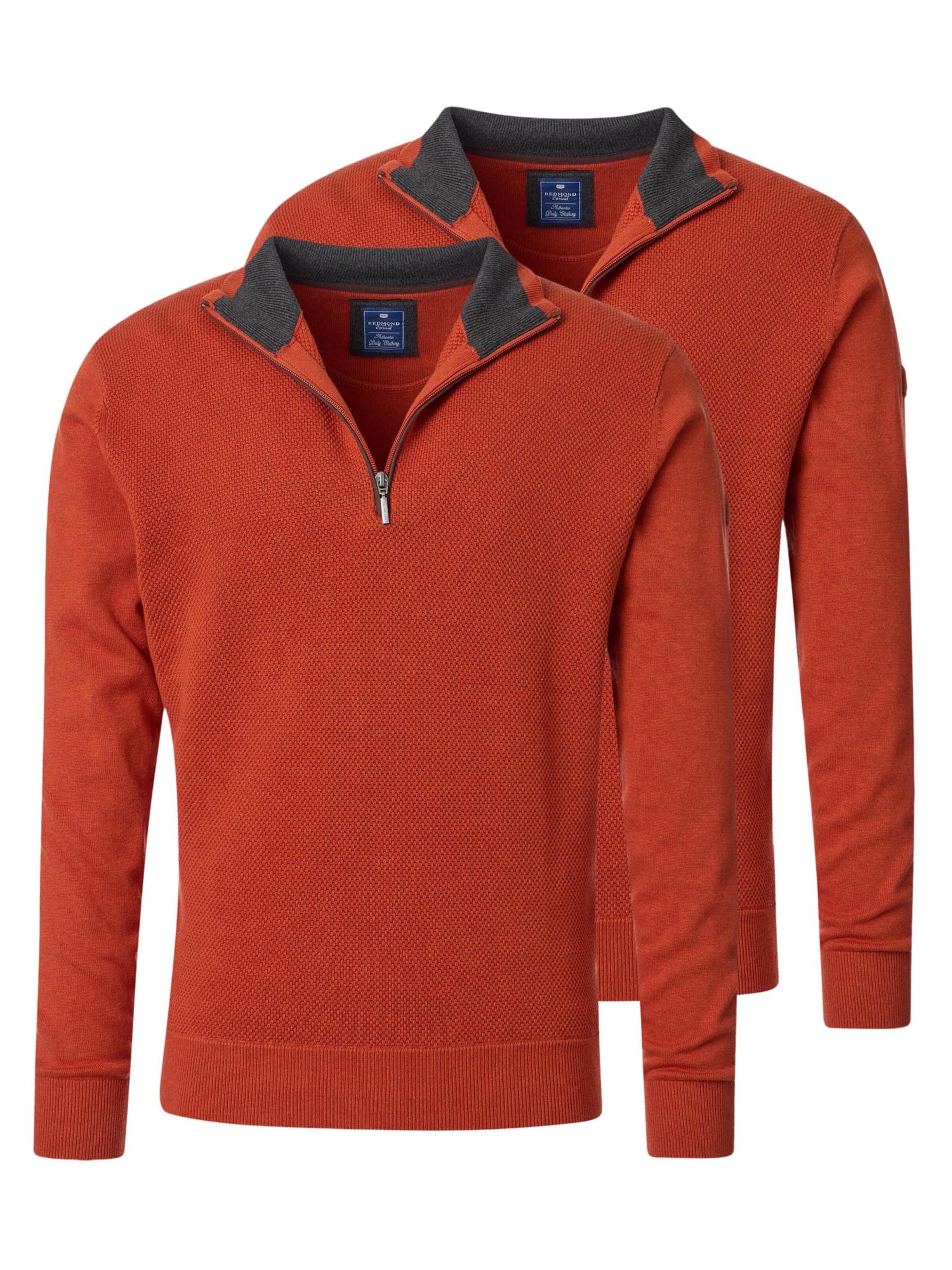 redmond Sweater 'Basic' in Red: front
