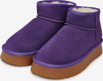 CESARE GASPARI Snow Boots in Purple