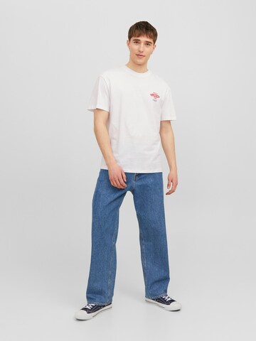 JACK & JONES T-Shirt 'FEAST' in Weiß