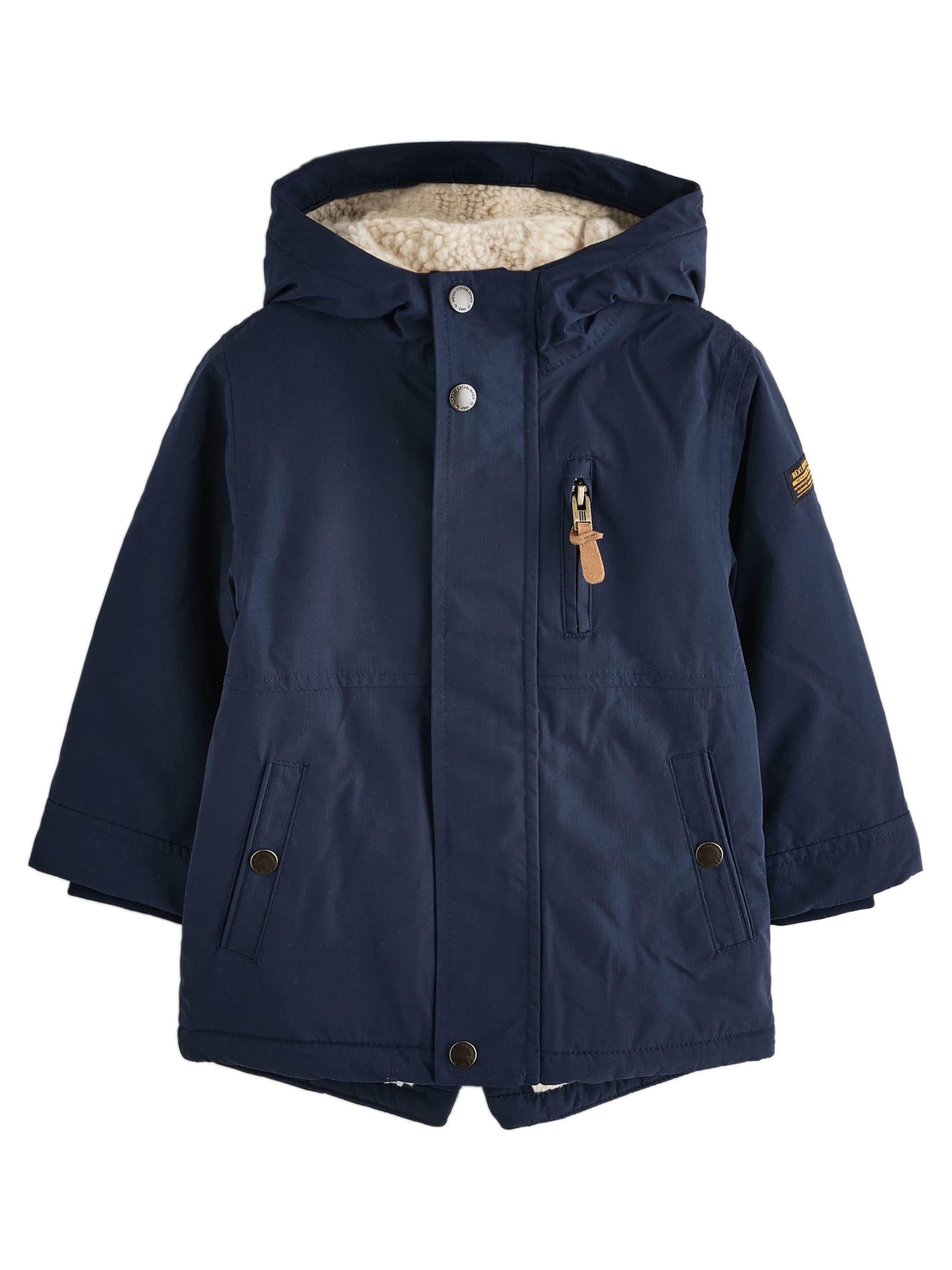 Next Kabát - Modrá: predná strana