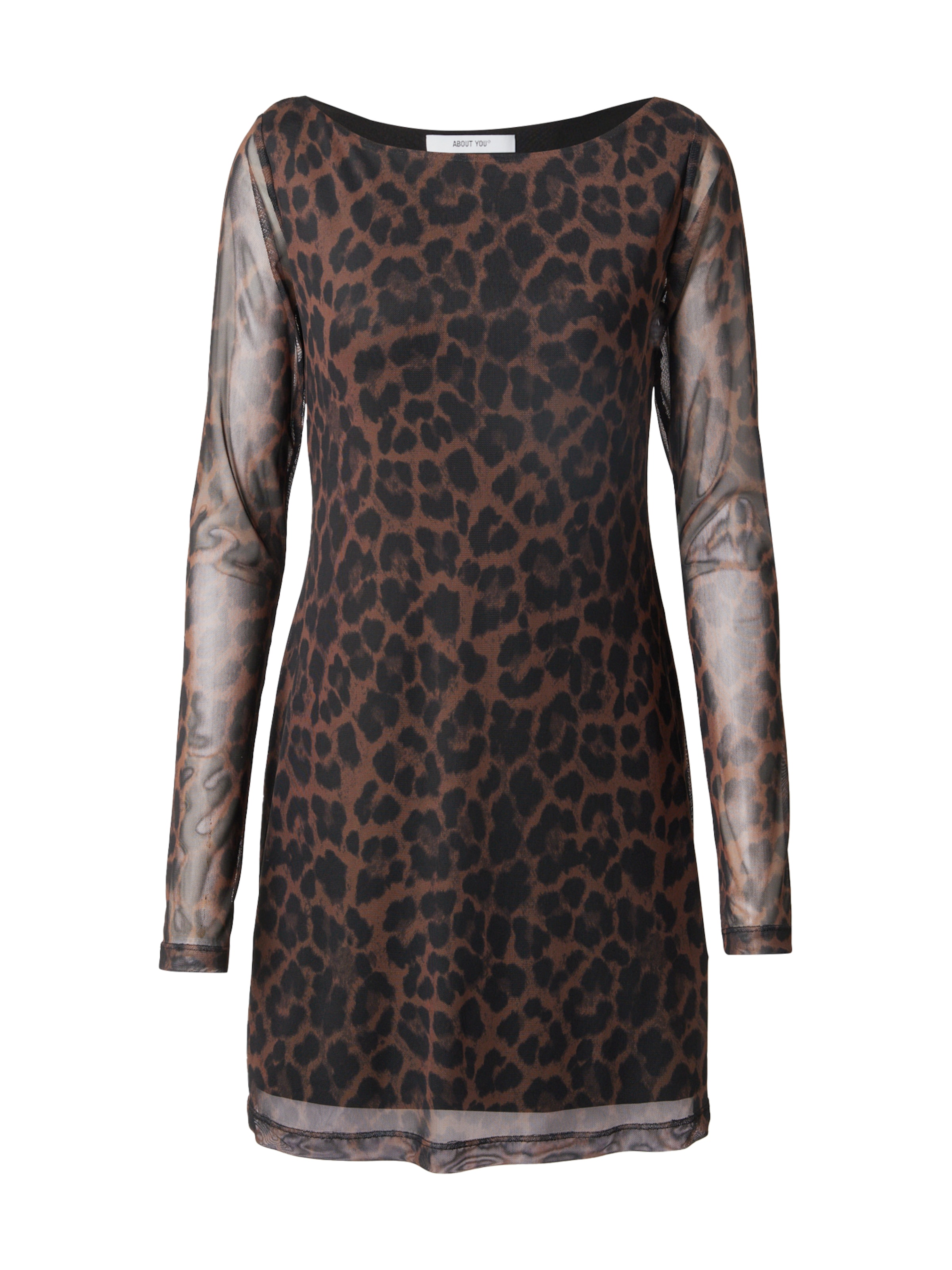 ABOUT YOU Kleid 'Duffy' in Braun: Vorderseite