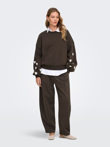 Felpa 'ONLMacy' di ONLY in marrone