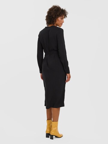 VERO MODA - Vestido camisero en negro