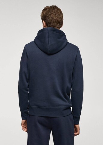 MANGO MAN Sweatshirt 'Bono' in Blauw