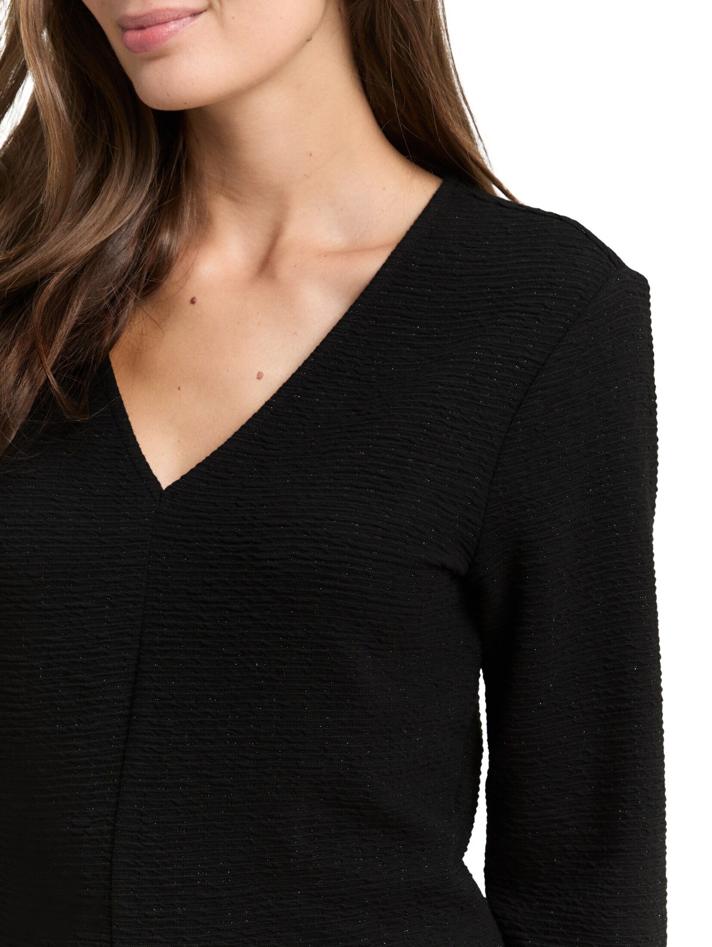 TOM TAILOR Jurk in Zwart