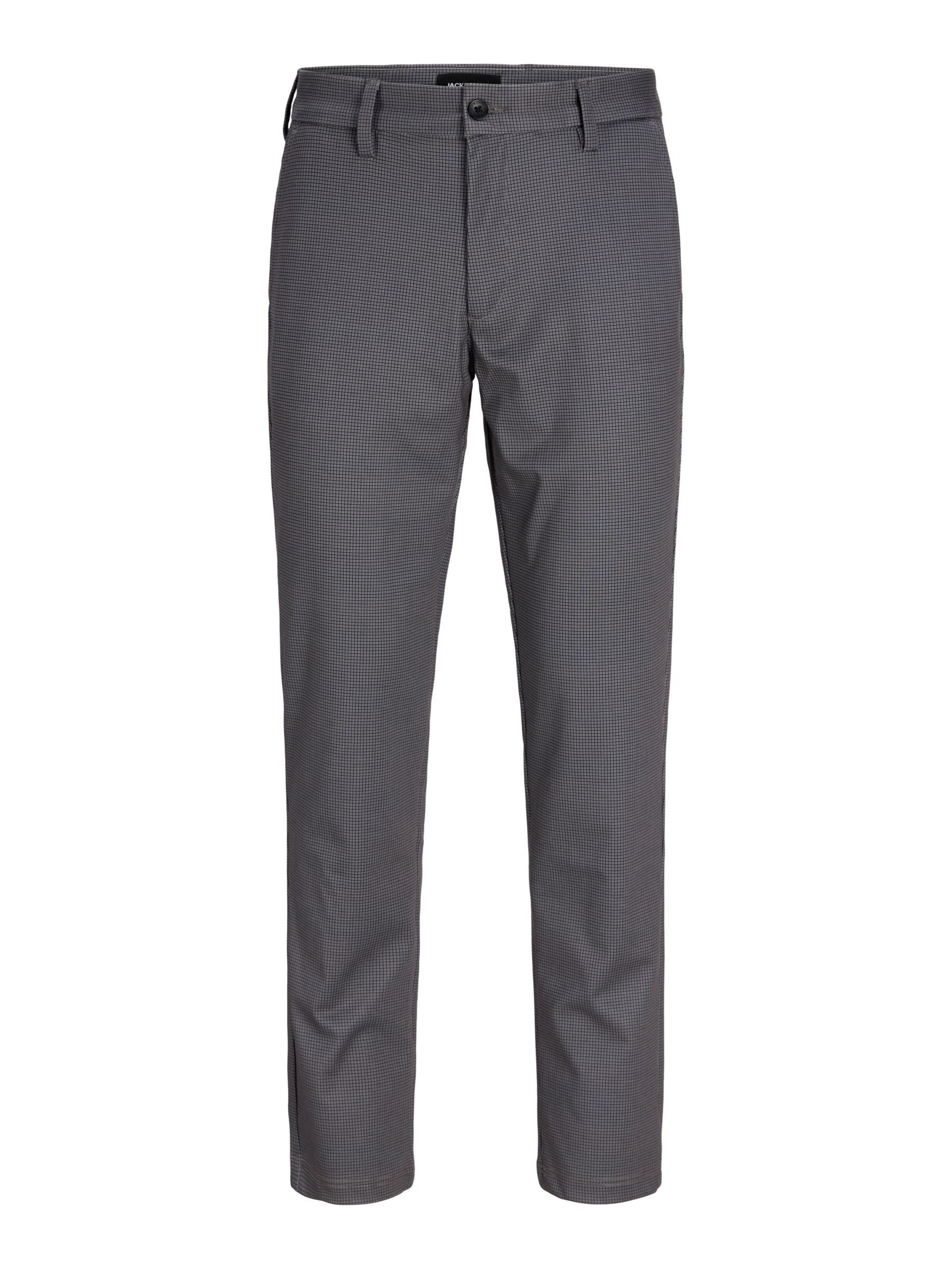 JACK & JONES Chino trousers in Grey: front