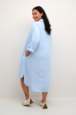 KAFFE CURVE Jurk 'Mille' in Blauw