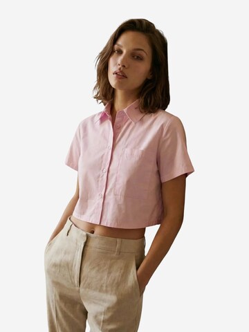 My fashion Blouse 'Hemden' in Roze