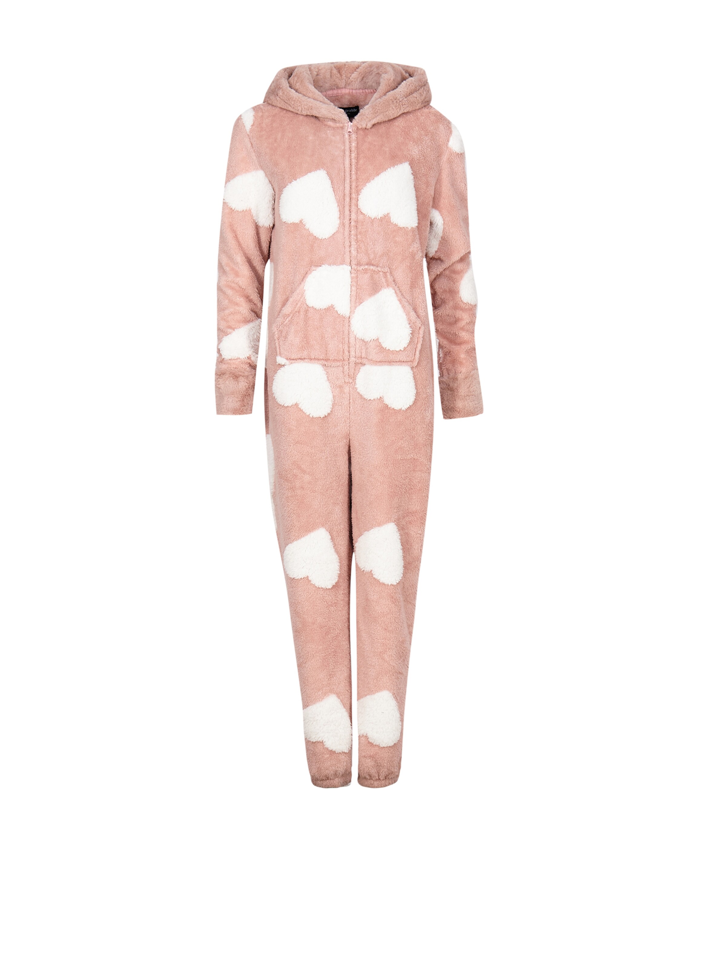 Loungeable Pyjama in Pink: Vorderseite
