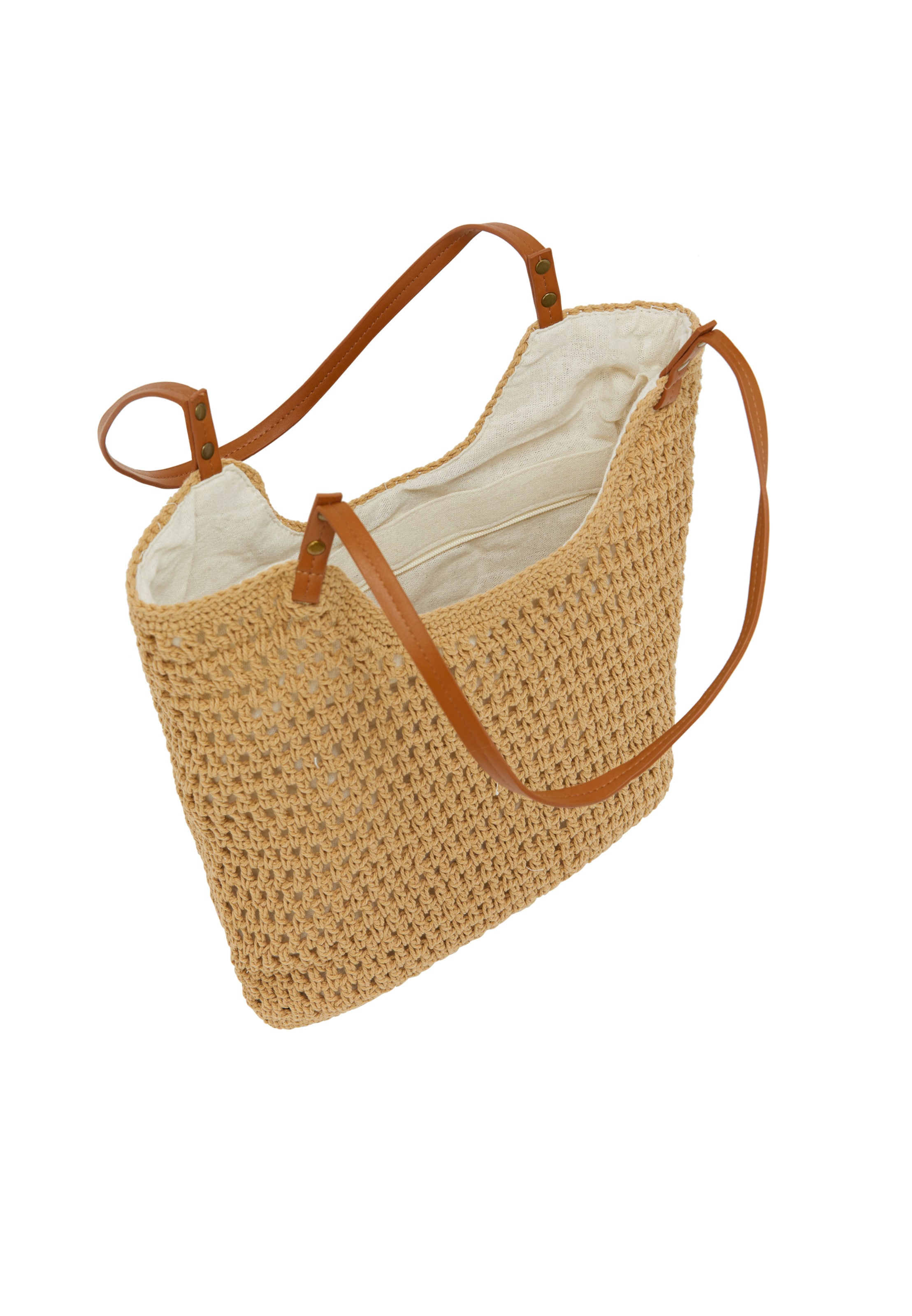 usha FESTIVAL Skuldertaske i beige