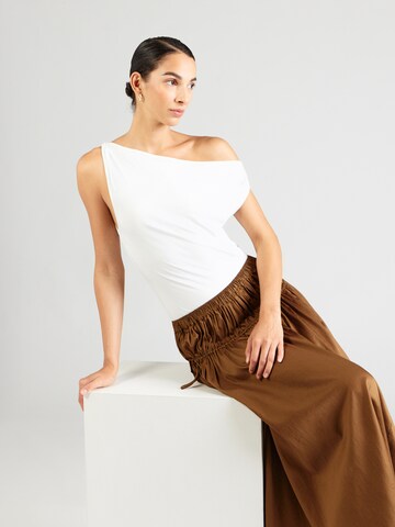 & Other Stories - Top en blanco: frente