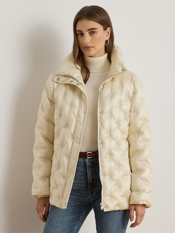 Lauren Ralph Lauren Φθινοπωρινό και ανοιξιάτικο μπουφάν σε μπεζ: μπροστά