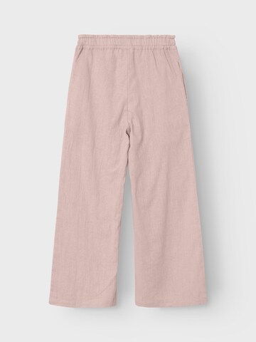 NAME IT - Pierna ancha Pantalón 'Falinnen' en rosa