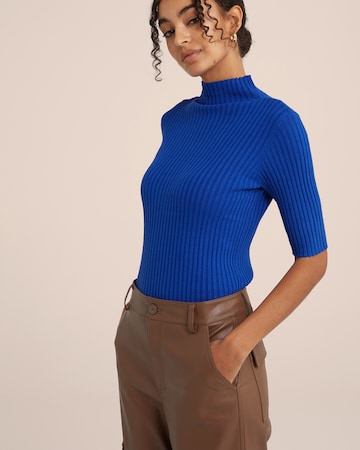 WE Fashion Pullover in Blau