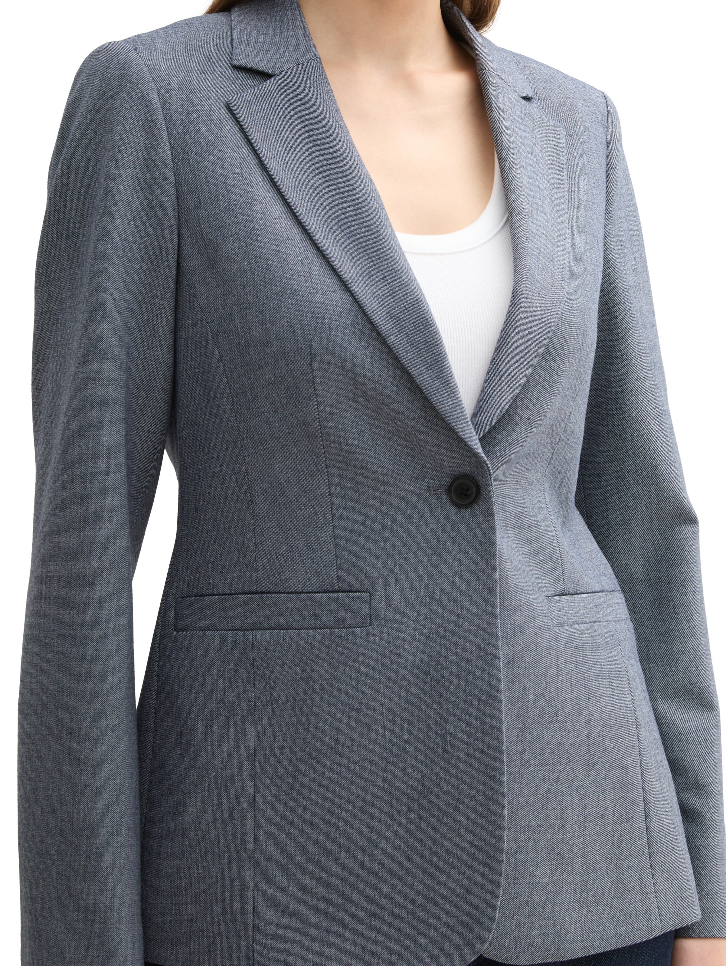 TOM TAILOR Blazer in Blau