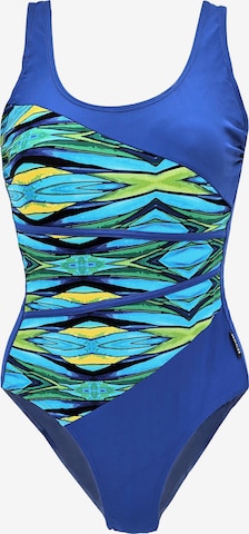 BECO the world of aquasports Bralette Swimsuit 'Blue Lagoon' in Blue: front