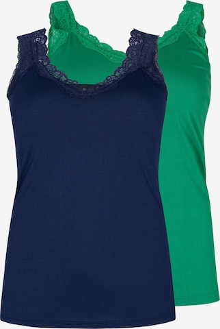 Zizzi Top in Blauw: voorkant