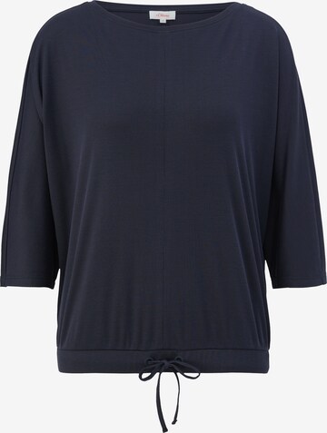 s.Oliver Shirt in Blauw: voorkant