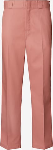 DICKIES Bukser med fals '874 Cropped' i pink: forside