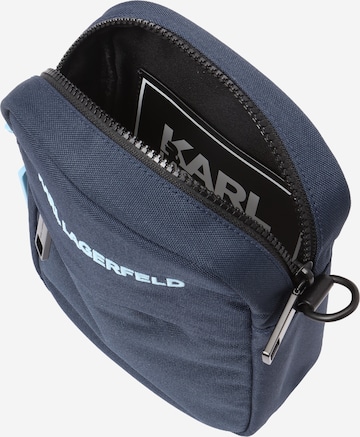 Karl Lagerfeld - Bolso de hombro en azul