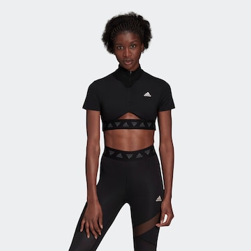 T-shirt fonctionnel ADIDAS SPORTSWEAR en noir : devant