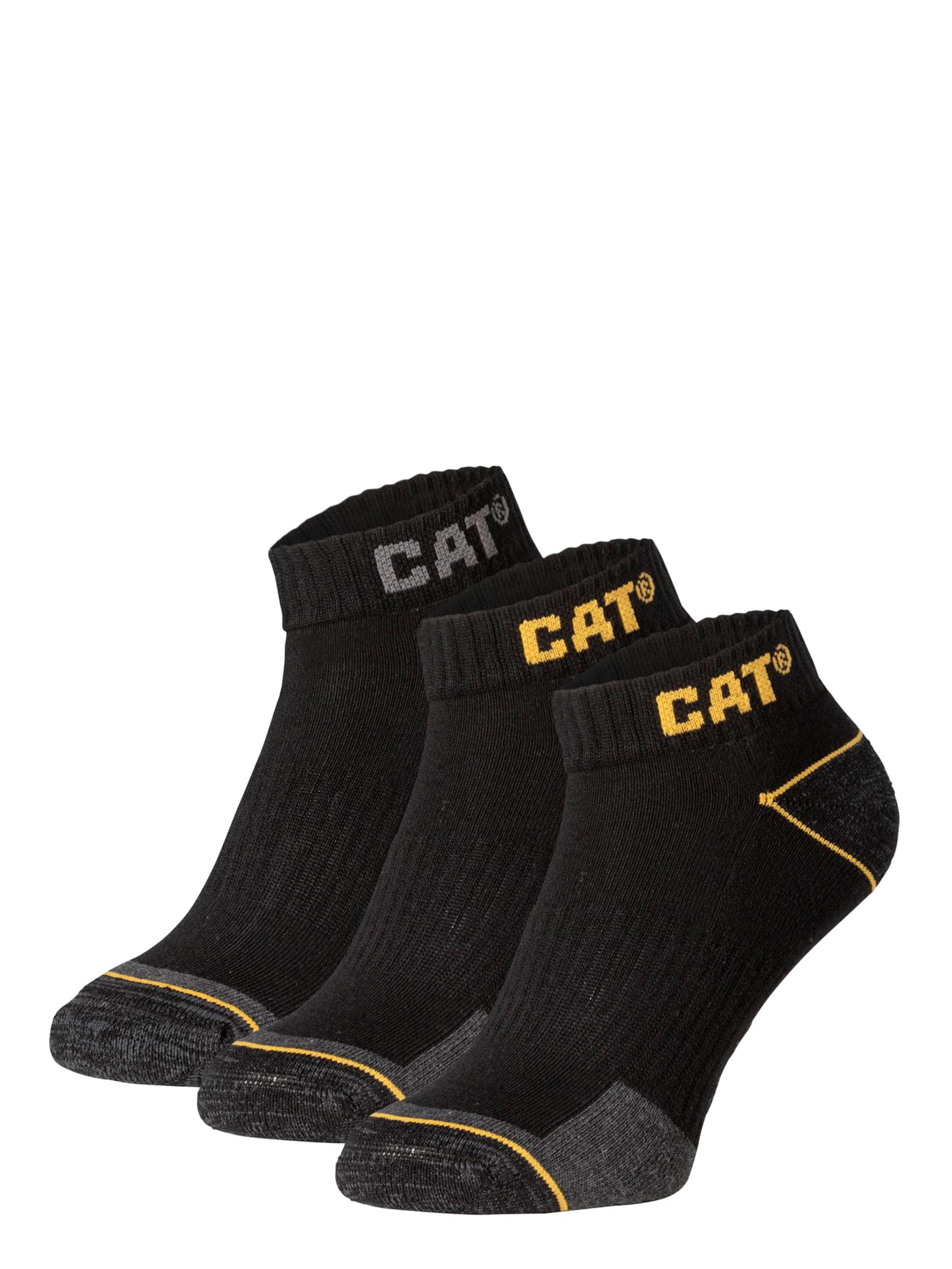 CATERPILLAR Enkelsokken 'CAT Enkelsokken Heren Work Sneakers 9-paar Korte Werksokken' in Grijs