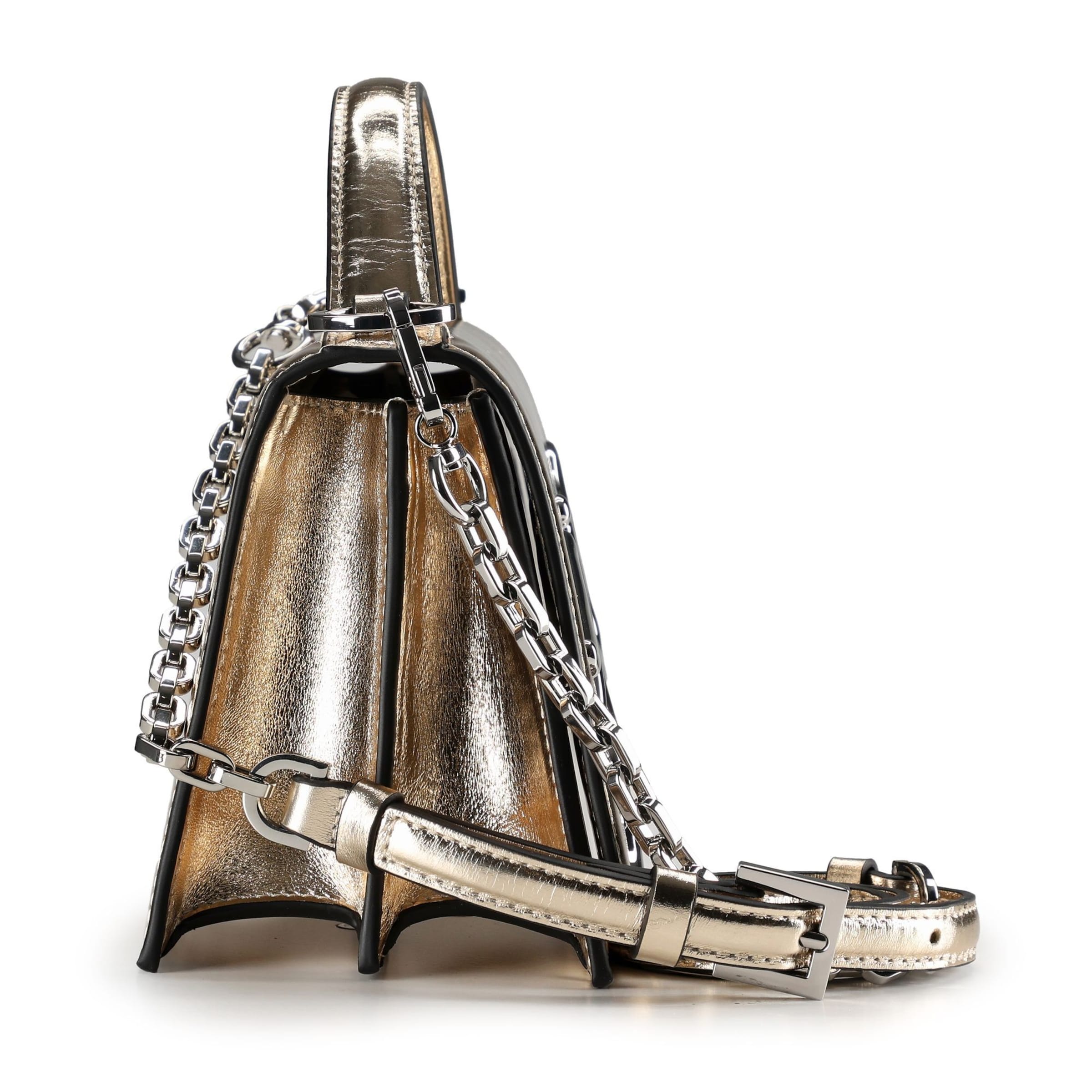 Karl Lagerfeld Torebka 'Signature 2.0' w kolorze złoty