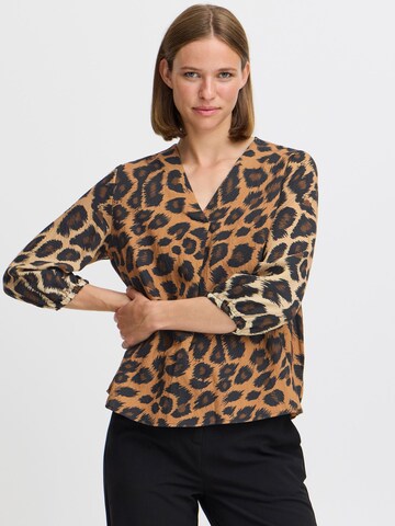 Camicia da donna 'Hinva' di b.young in marrone: frontale
