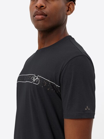 VAUDE Performance shirt 'Cyclist V' in Black